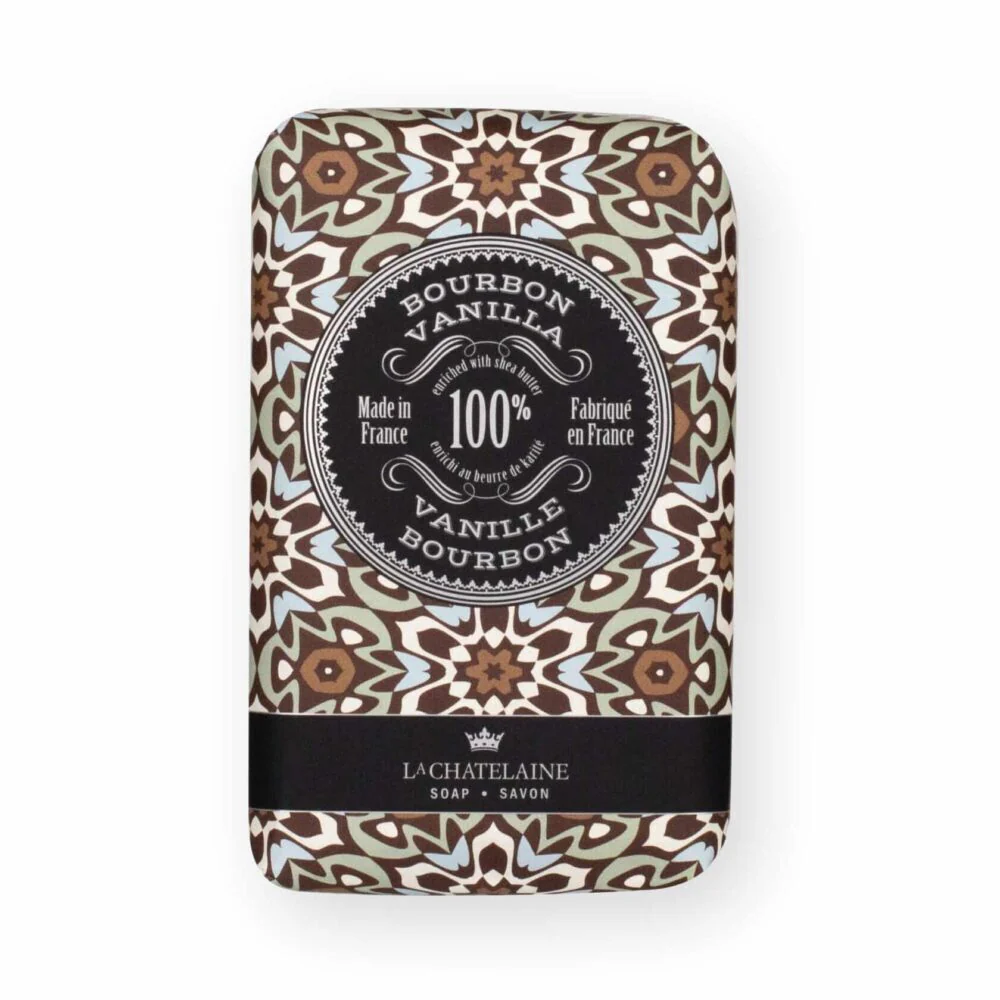La Chatelaine Luxury Soap Bar – Bourbon Vanilla – 8.8oz