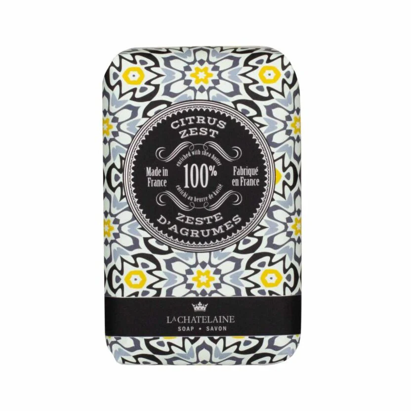La Chatelaine Luxury Soap Bar – Citrus Zest – 8.8oz