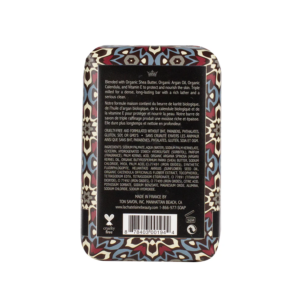 La Chatelaine Luxury Soap Bar – Sandalwood – 8.8oz - Image 2