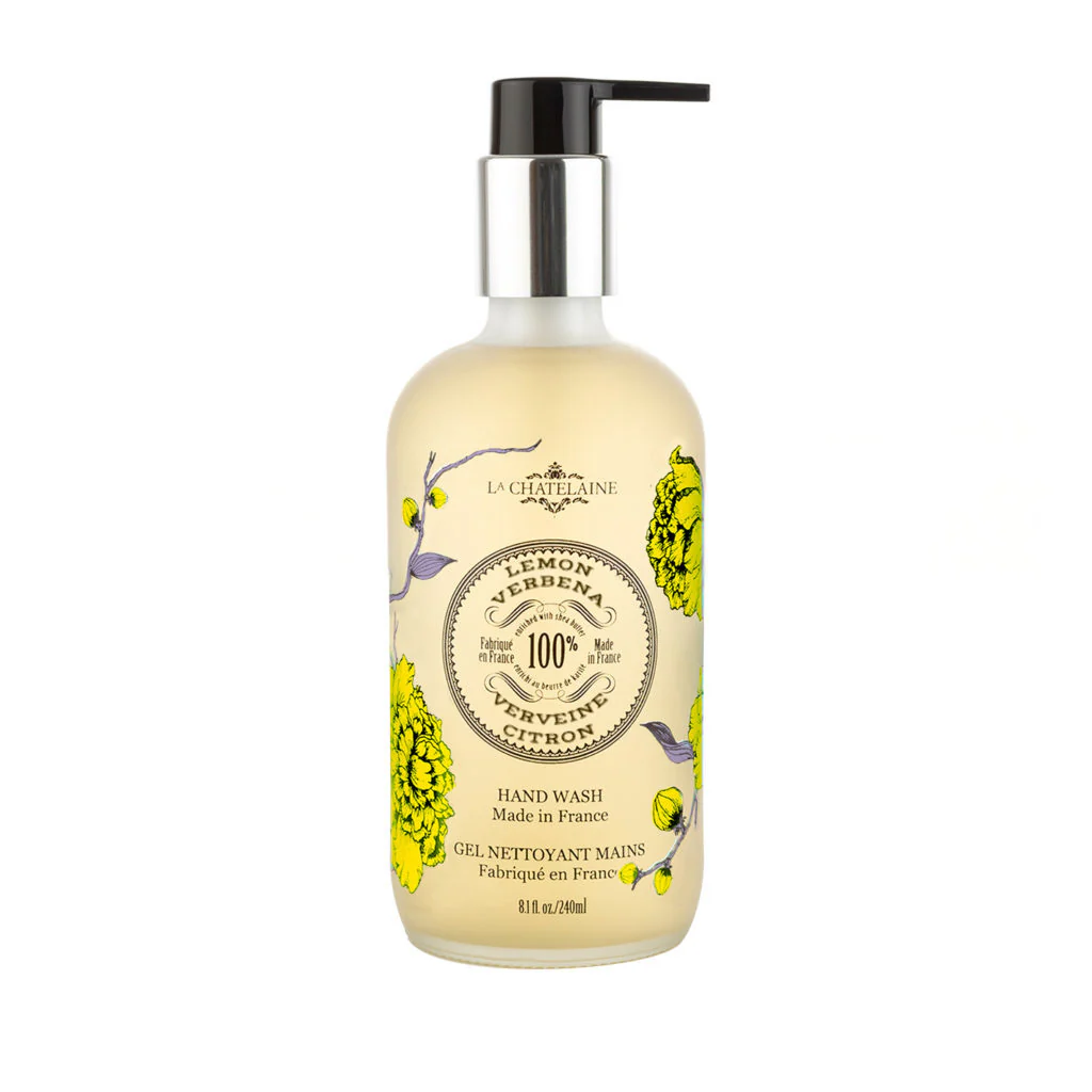 La Chatelaine Sulfate Free Glass Vessel Hand Wash – 8oz. – Orange Blossom