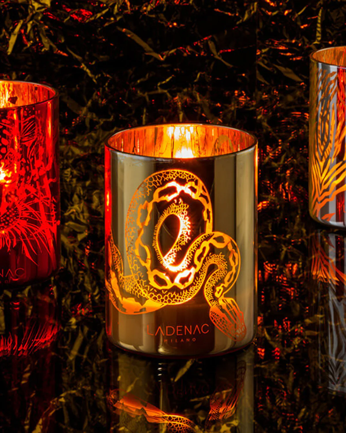 Ladenac Milano Scented Candle in Jar – Africa Snake – 12oz. - Image 3