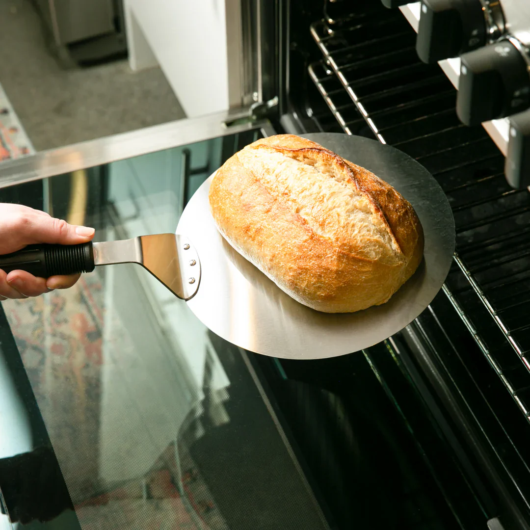 Large Round Oven Spatula – Stainless Steel – 10"dia. - Image 5