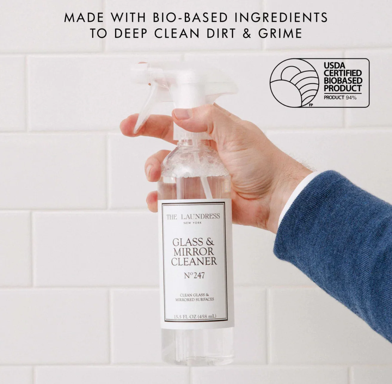 Laundress Glass & Mirror Cleaner – 15.5oz - Image 4