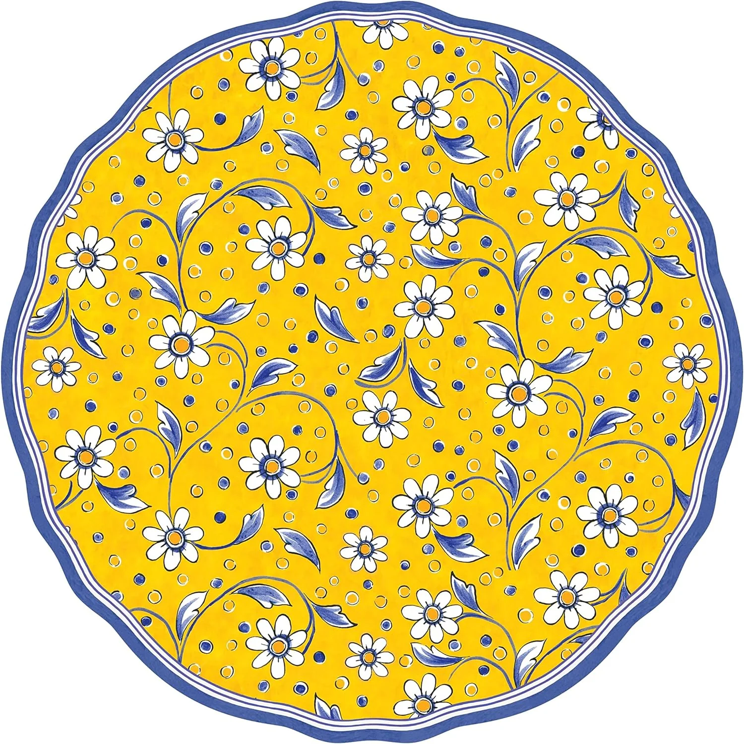 Le Cadeaux 15.5" Round Paper Placemats – Benidorm – Pack of 20 - Image 2