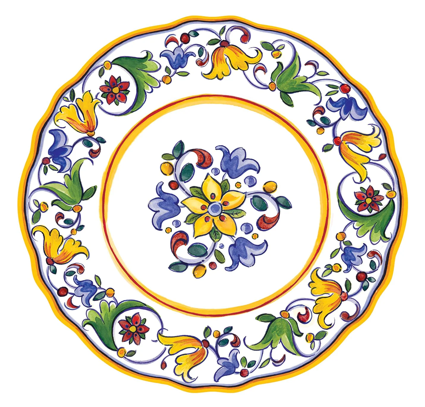 Le Cadeaux 15.5" Round Paper Placemats – Capri – Pack of 20 - Image 2