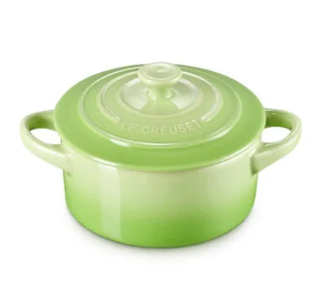 Le Creuset Mini Round Cocotte – 8oz. – Palm Green