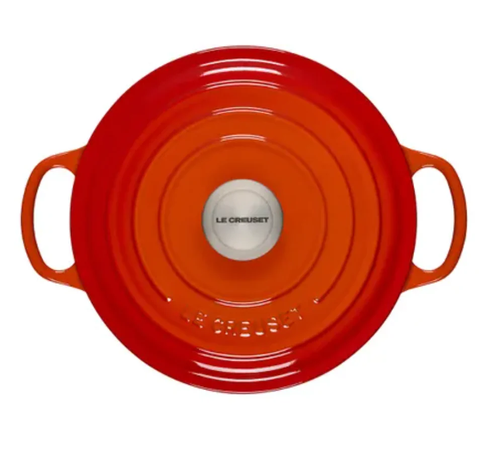 Le Creuset Round Dutch Oven – 4.5 QT – Flame - Image 2