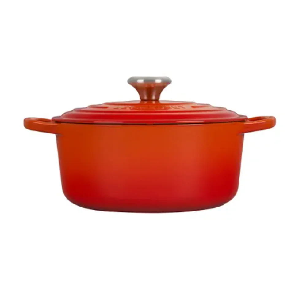 Le Creuset Round Dutch Oven – 4.5 QT – Flame - Image 3