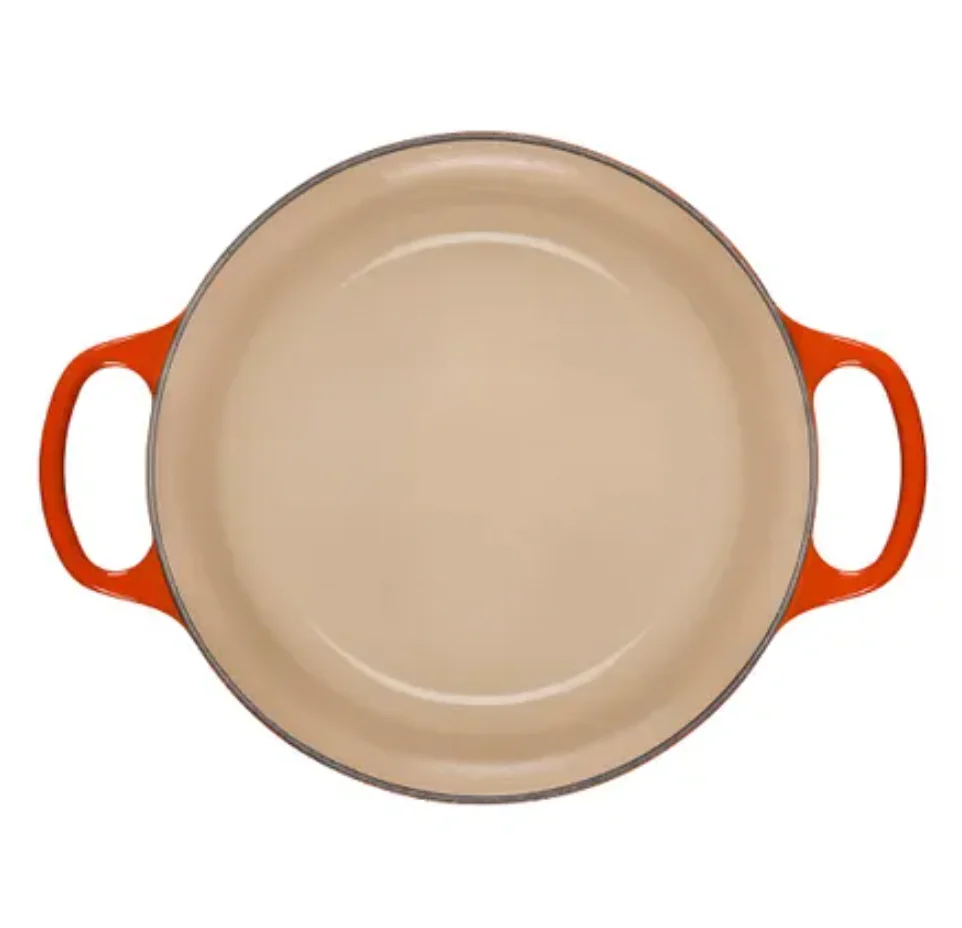 Le Creuset Round Dutch Oven – 4.5 QT – Flame - Image 4