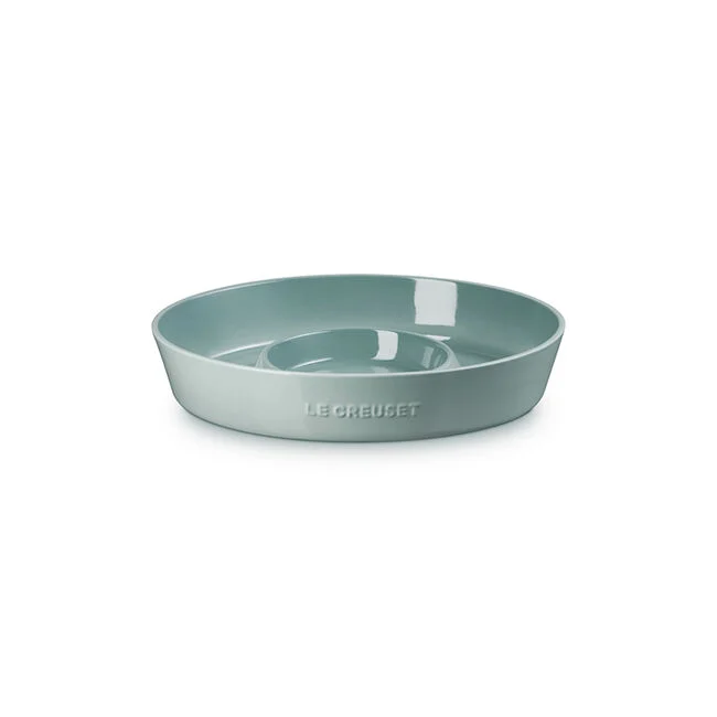 Le Creuset Signature Oval Chip & Dip Platter – Sea Salt - Image 2