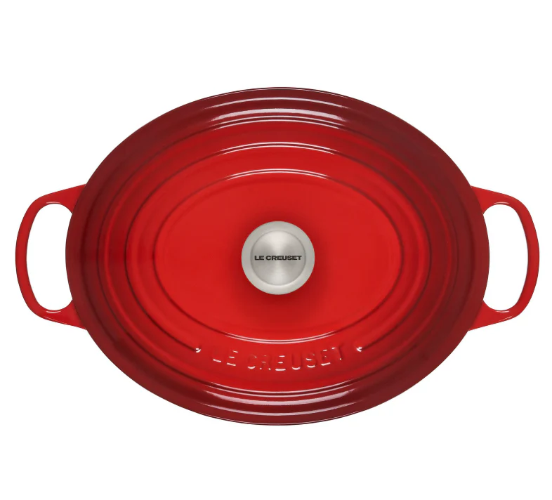 Le Creuset Signature – SPECIAL – Oval Dutch Oven – 8 QT – Cerise - Image 3
