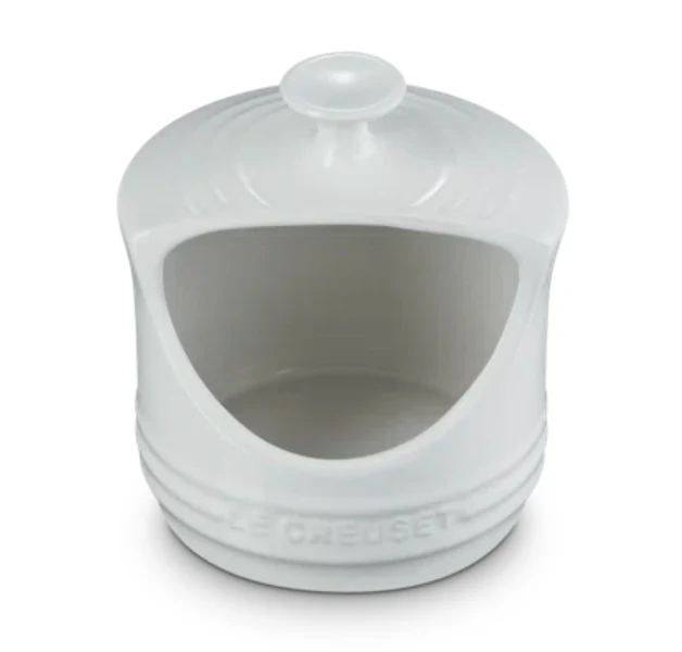Le Creuset Stoneware Salt Crock – 10 oz. – White - Image 2