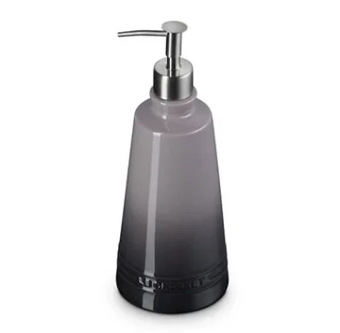 Le Creuset Stoneware Signature Soap Dispenser – 20oz.– Flint - Image 2
