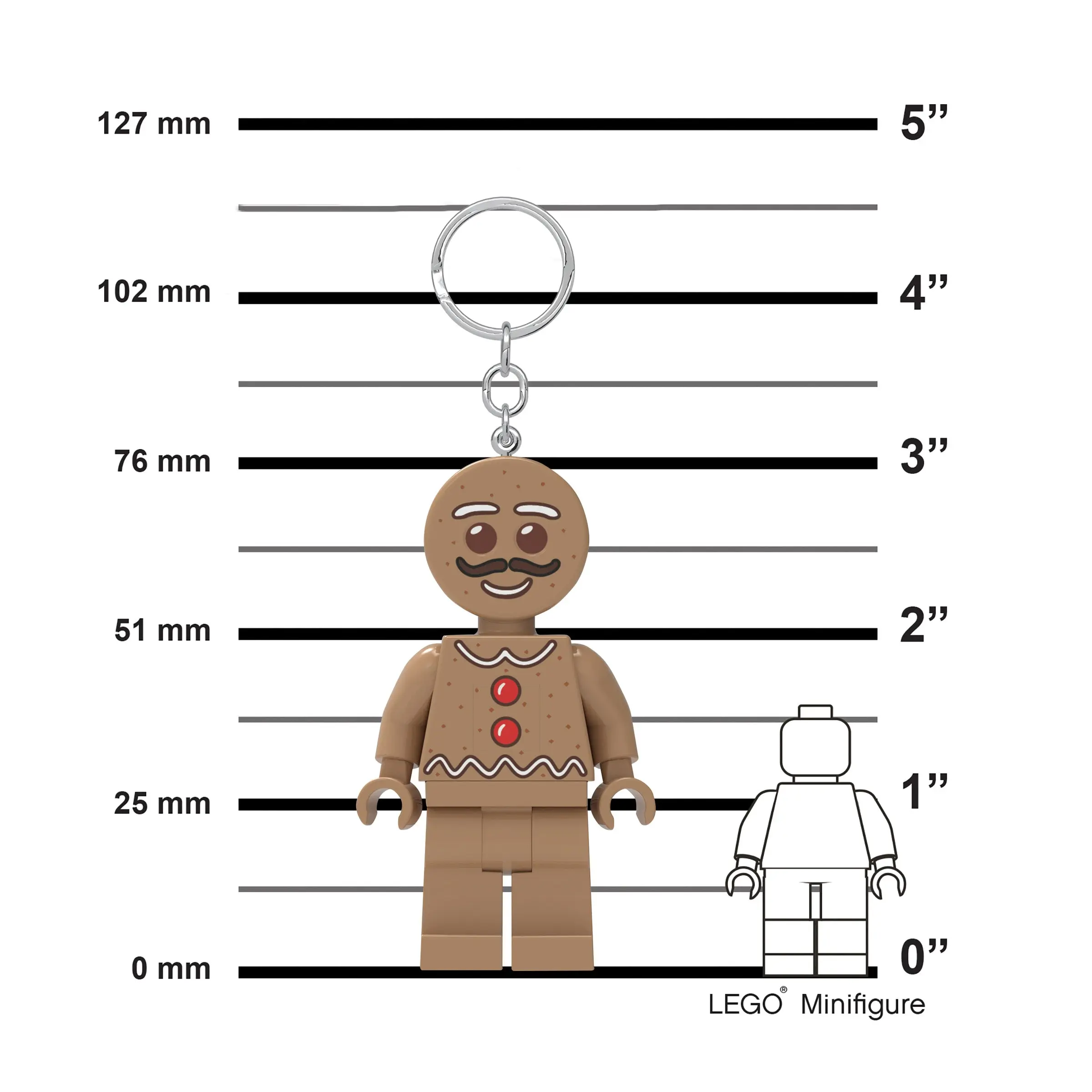 LEGO Minifigures Keychain Light - Gingerbread Man - Image 2