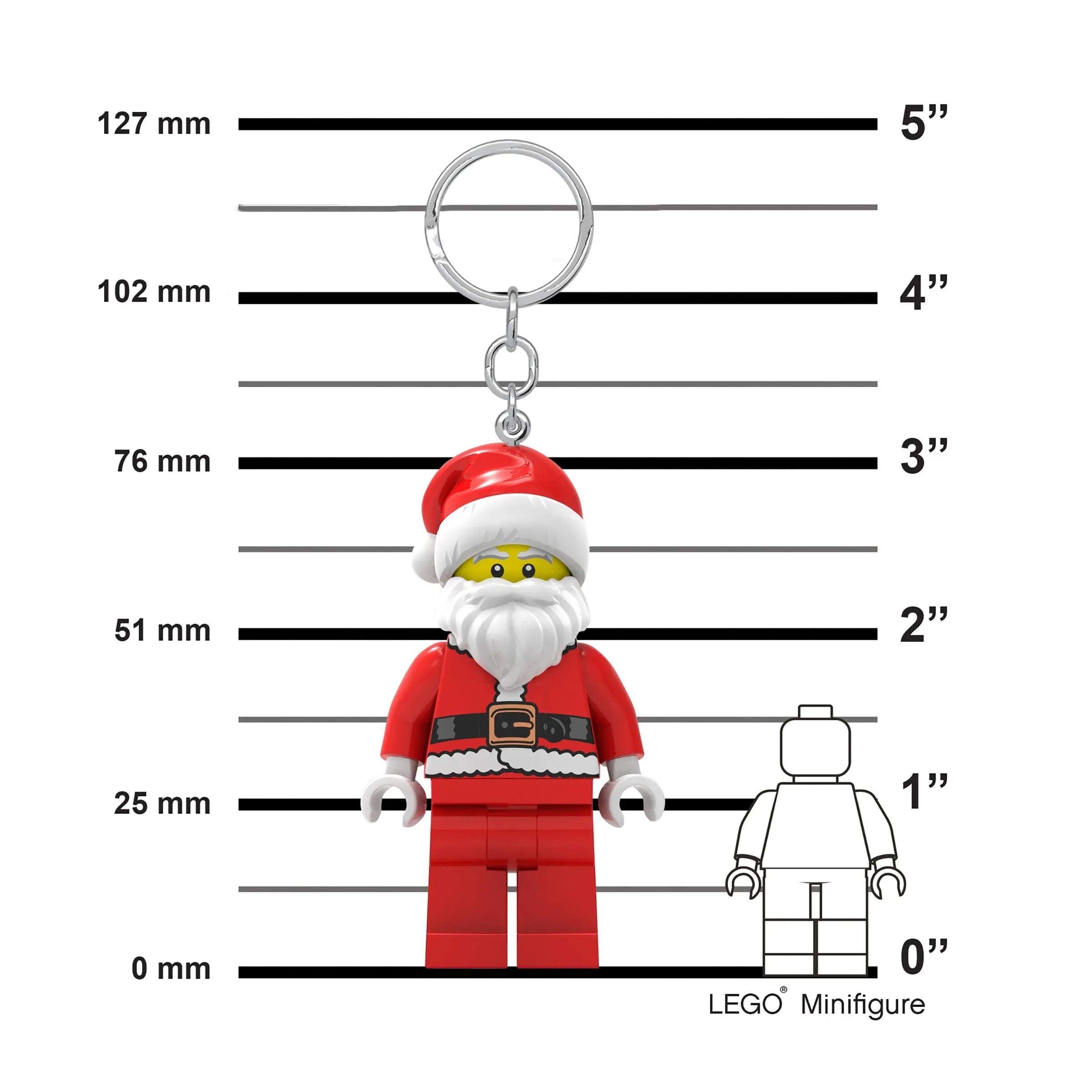 LEGO Minifigures Keychain Light - Santa - Image 3