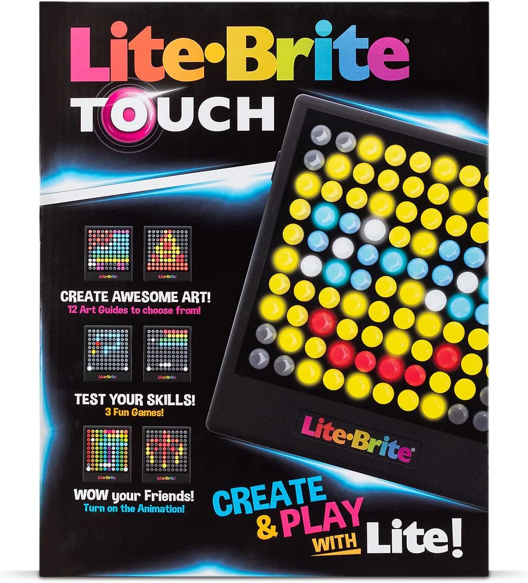 Lite-Brite Touch - Create Play & Animate - Light Up Portable Stem Sensory Learning Toy - Image 3