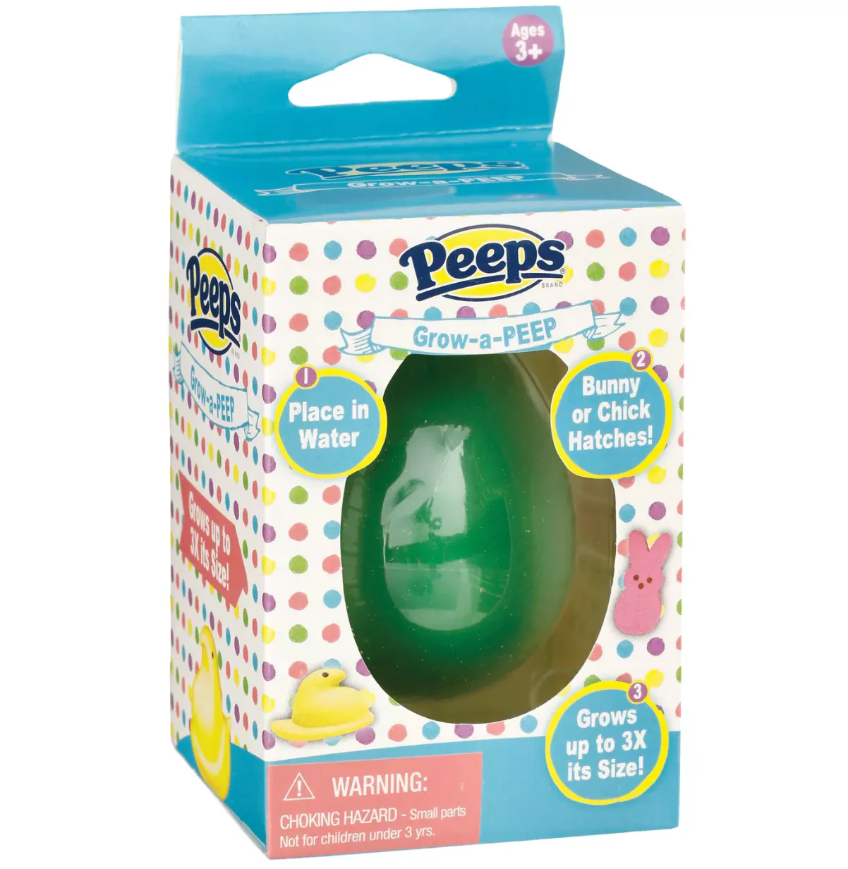 Little Kids Grow A Peep Easter Egg – Assorted Colors – Each Sold Separately - Image 3