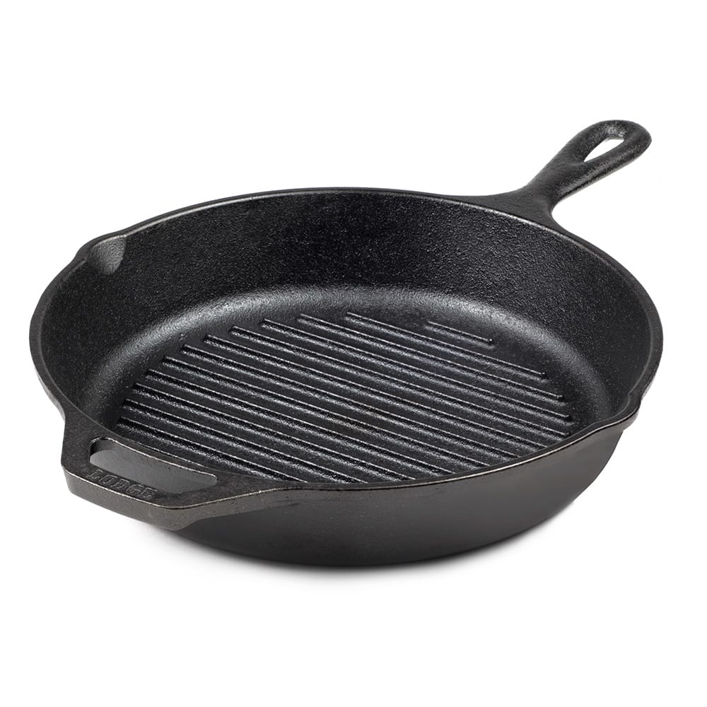 Lodge 10.25" Cast Iron Grill Pan - Image 2