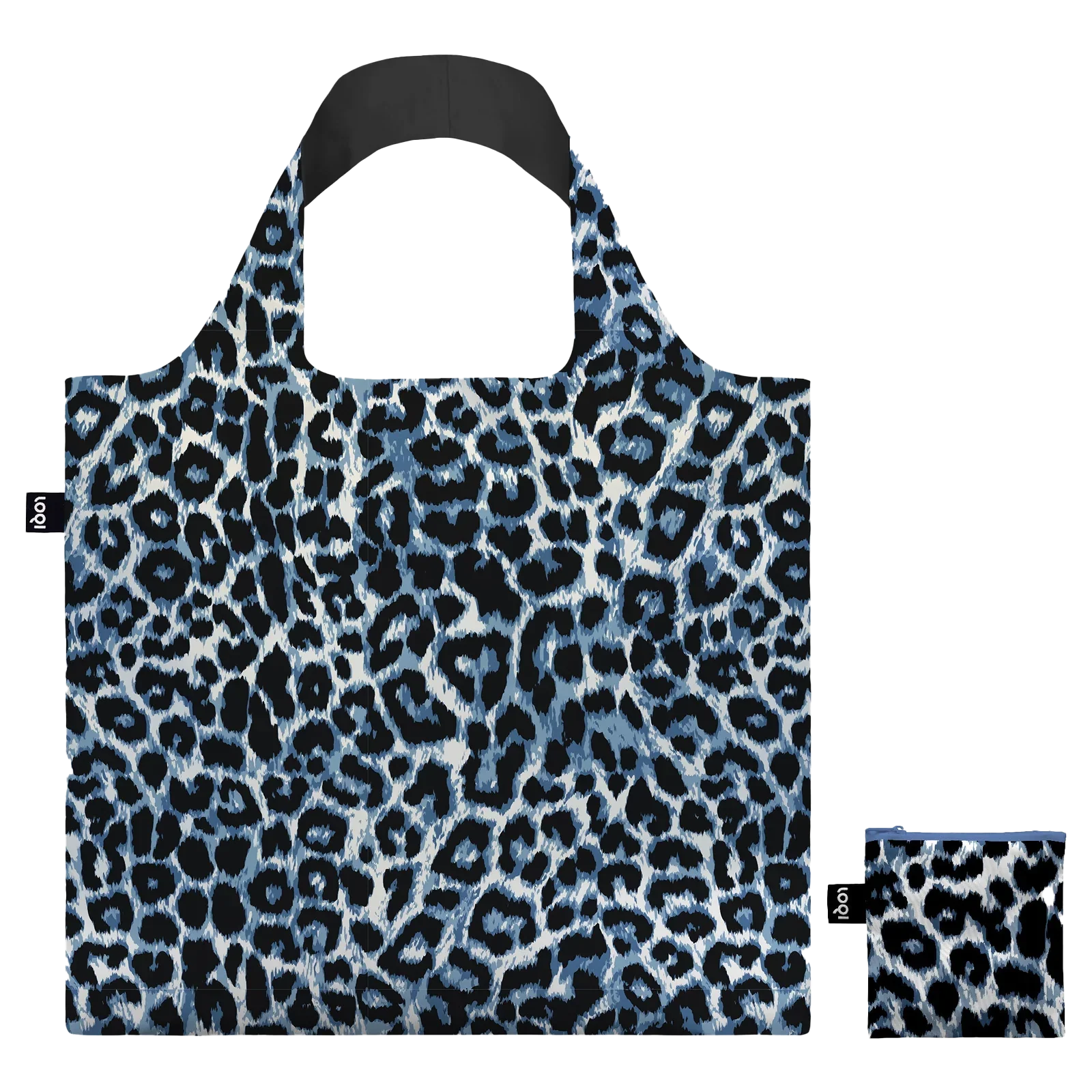 LOQI Recycled Reusable Tote Bag – Leopard Twilight