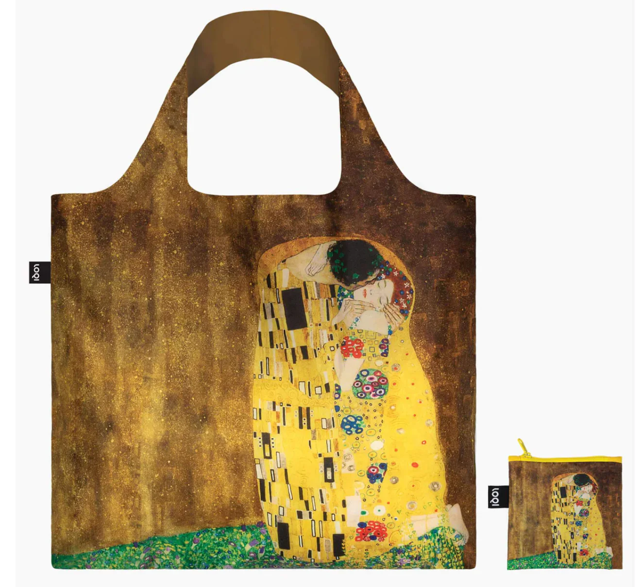 LOQI Reusable Tote Bag – Gustav Klimt The Kiss - Image 2