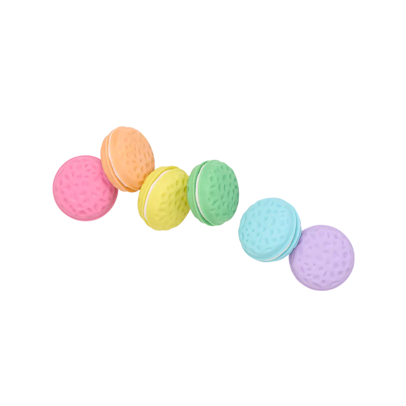Macarons Vanilla Scented Erasers – Set of 6 - Image 4