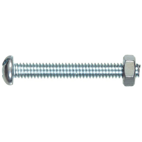Machine Screws With Nuts – 6/32 x 2" – Pack of 5 - Image 2