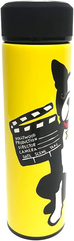 Marc Tetro Hollywood Boston Terrier Stainless Steel Insulated Water Bottle – 17oz - Image 2