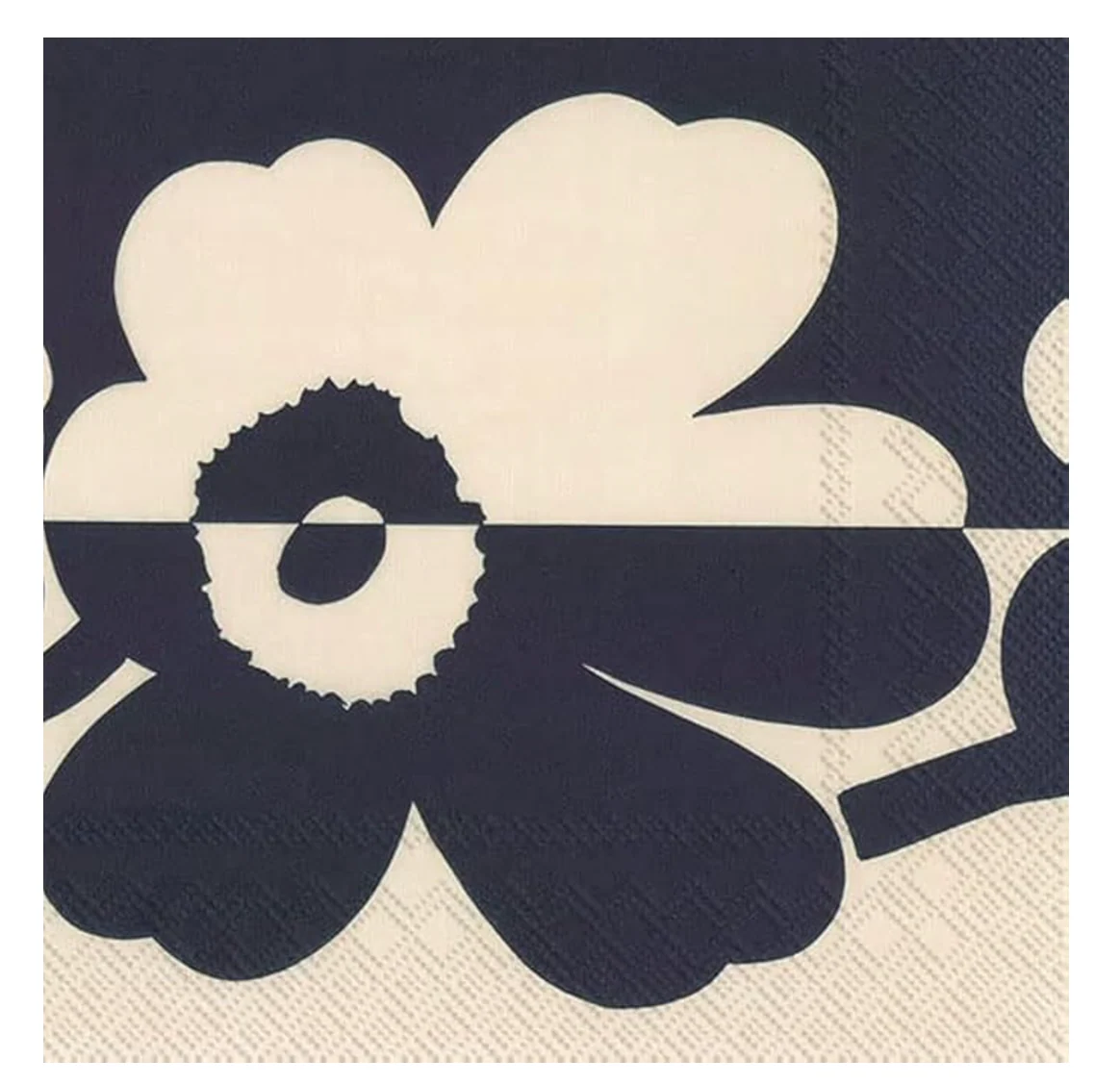 Marimekko Suur Unikko Cocktail Beverage Napkins – Linen Blue– 20pk