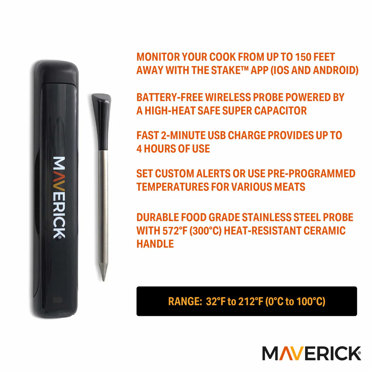 Maverick "STAKE" Wireless Bluetooth Thermometer - Image 6