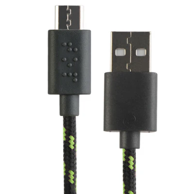 Micro USB Braided-Cable Battery Charger – 6-Ft.