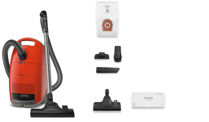Miele Classic Guard M1 Canister Vacuum Cleaner - Terra Red - Image 2