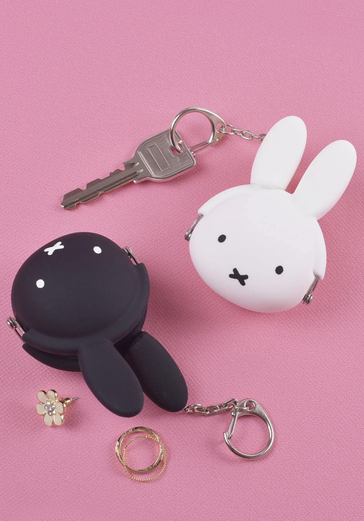 Mimi POCHI Baby Silicon Coin Purse – Miffy – Black - Image 3