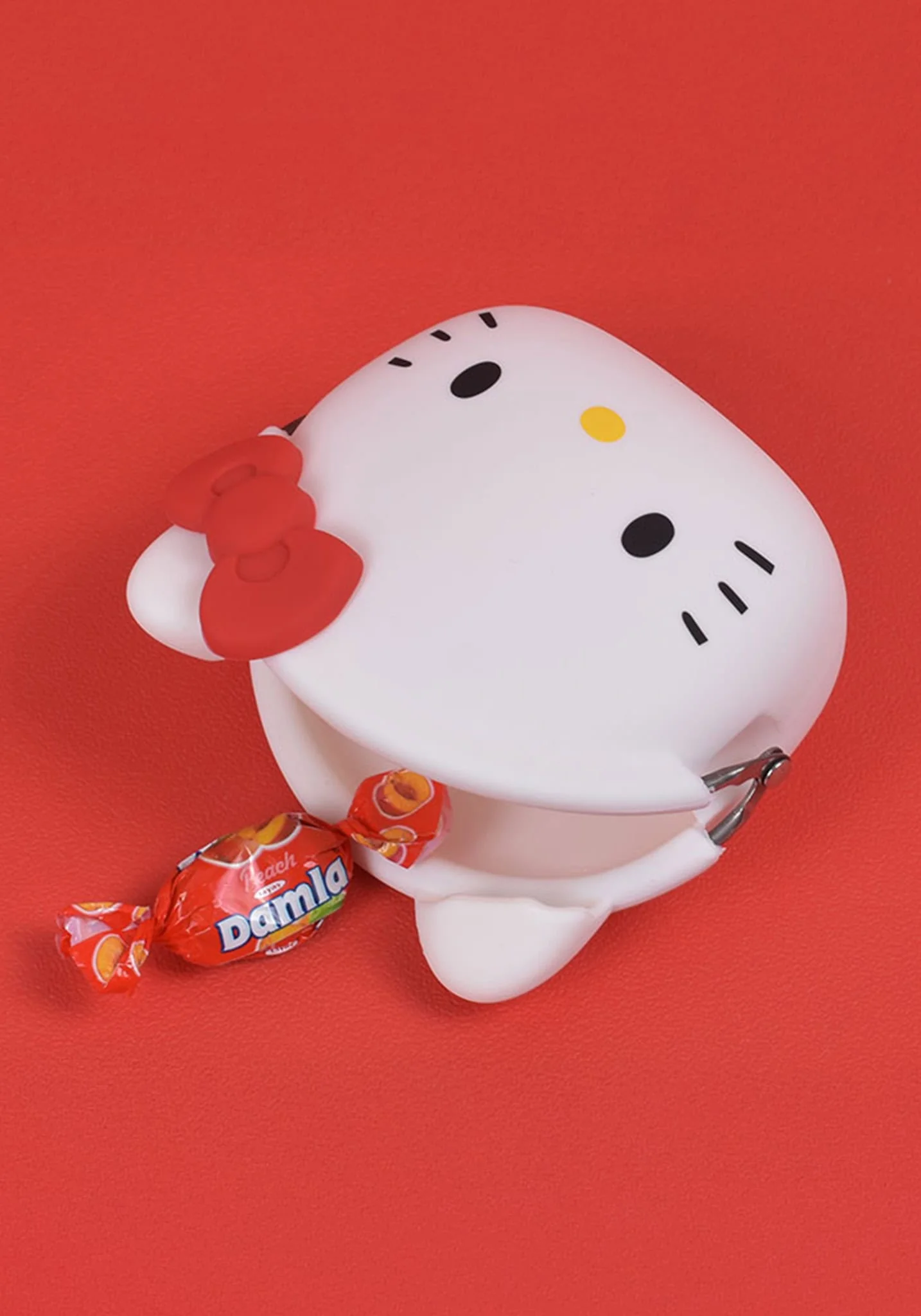 Mimi POCHIBI Silicon Coin Purse – Hello Kitty – White - Image 3