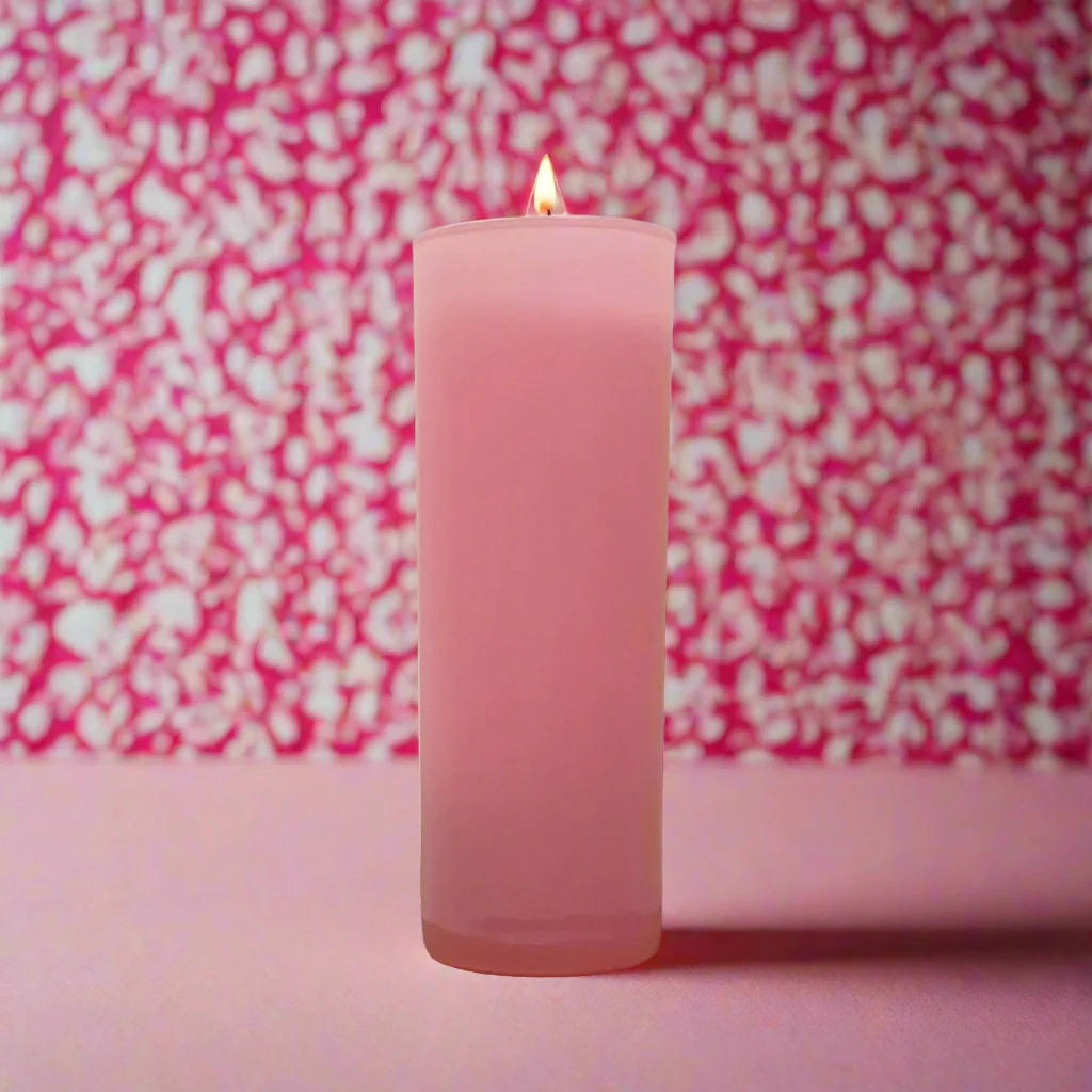 Mixture - Pink Votive Scented Candle – 2oz. – Blanc De Noir - Image 2
