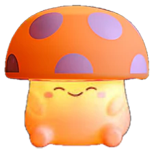 Mushi Ambient Mushroom Light – Orange
