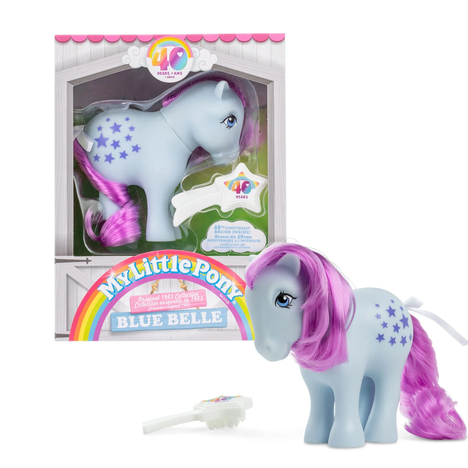 My Little Pony Classic 4″ Collectible 40th Anniversary Ponies – Assorted Styles - EACH SOLD SEPARATELY - Image 2