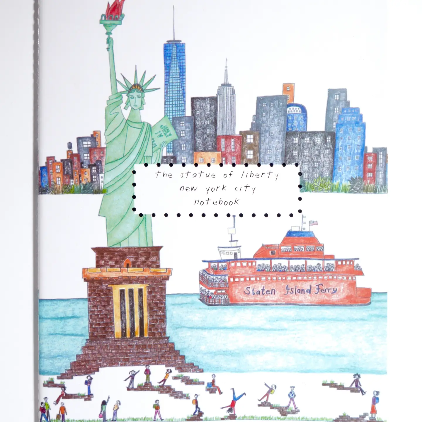 Natchie Small Notebook – The Statue of Liberty– 3.5 x 5 - Image 2
