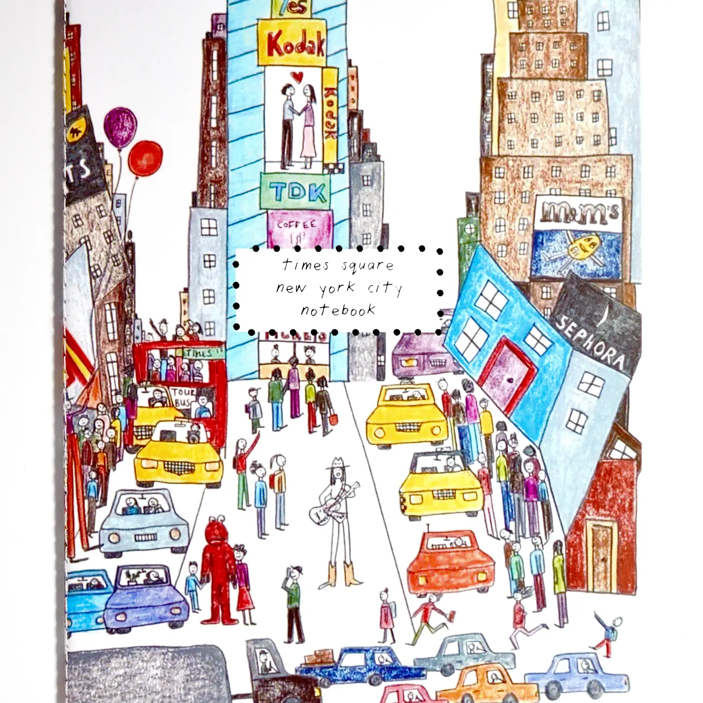 Natchie Small Notebook – Times Square – 3.5 x 5 - Image 2