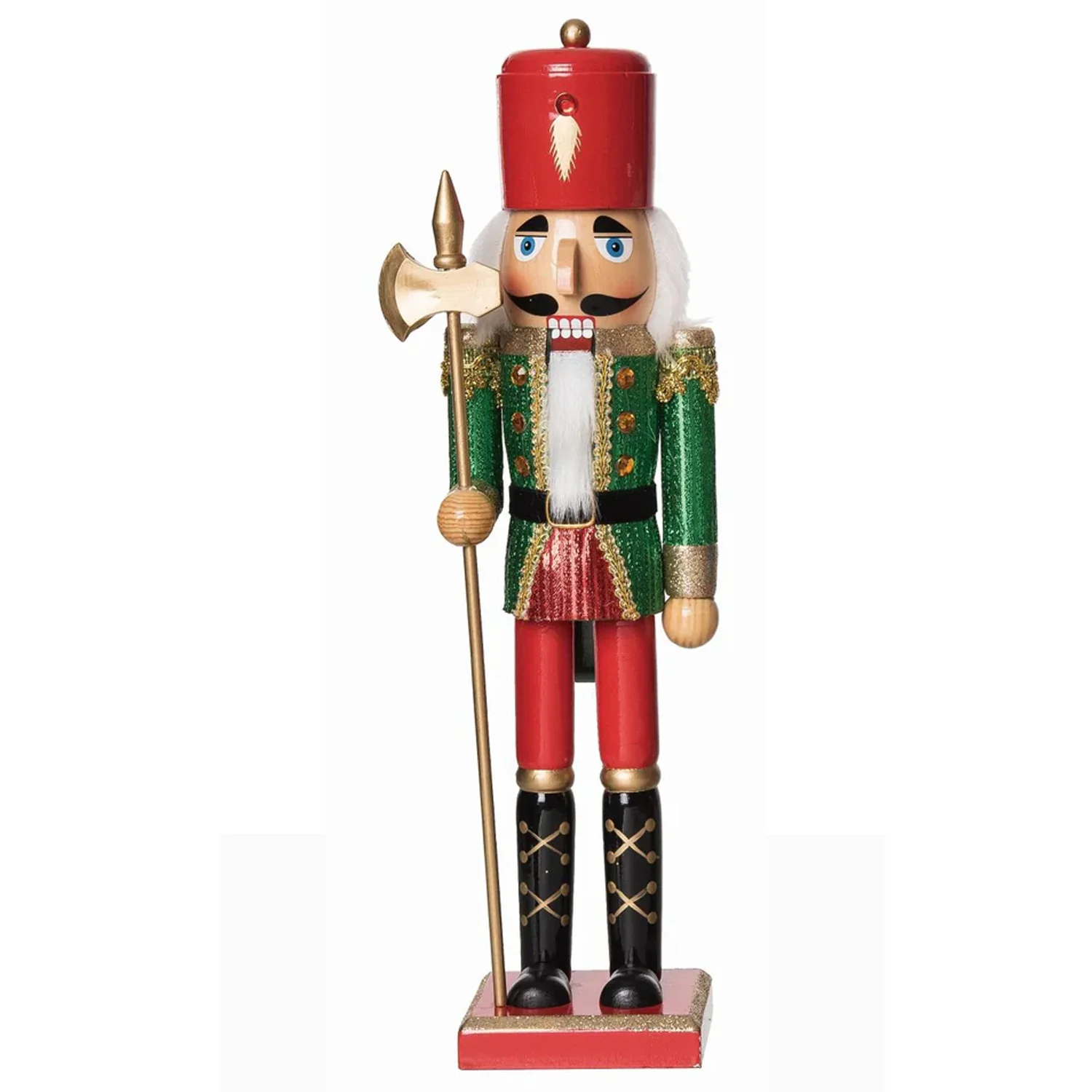 Natural Wood Glitz & Glam Nutcracker Figurines – Assorted – Sold Individually - Image 2