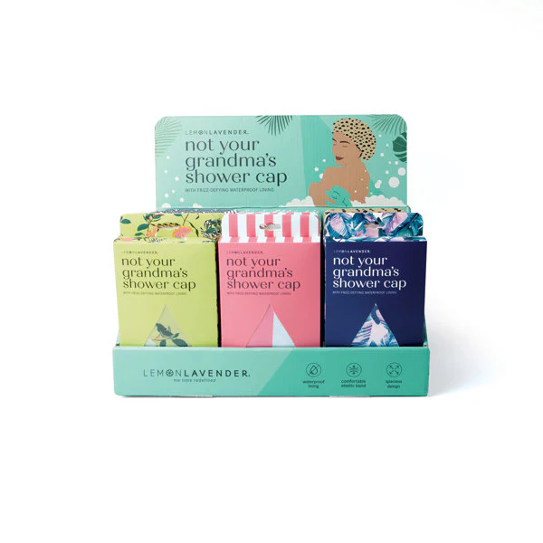 Not Your Grandma's Shower Cap – Assorted Colors – Each Sold Separately - Image 2