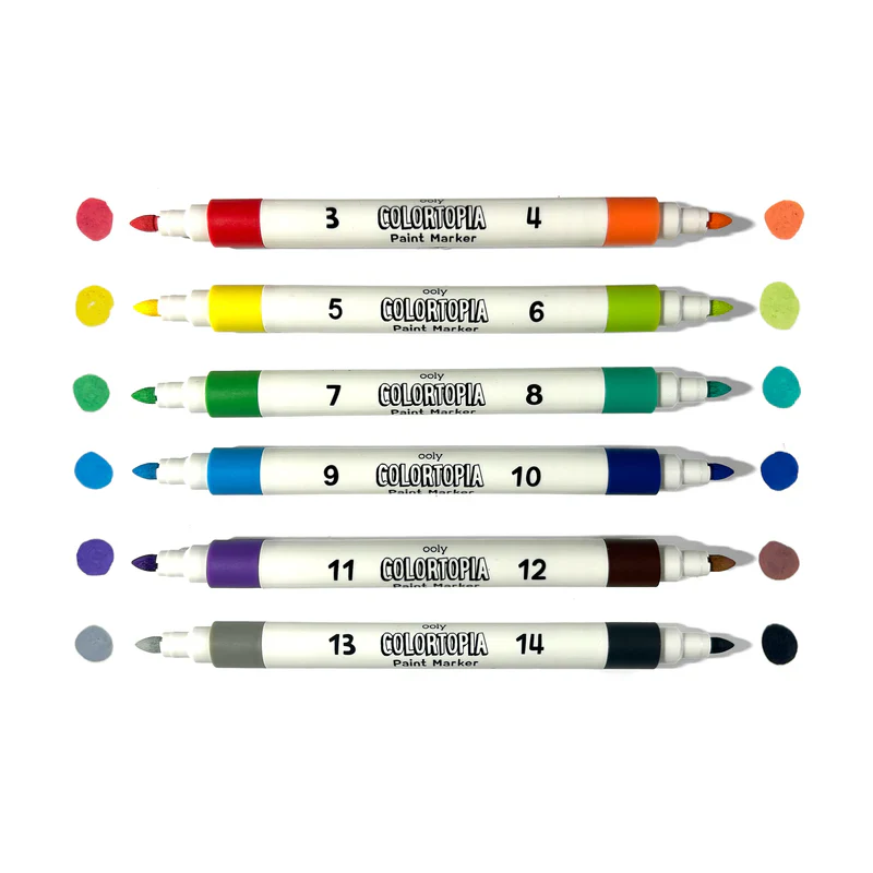 Ooly Colortopia Color By Number Paint Marker Kit - Epic Adventures - Image 3