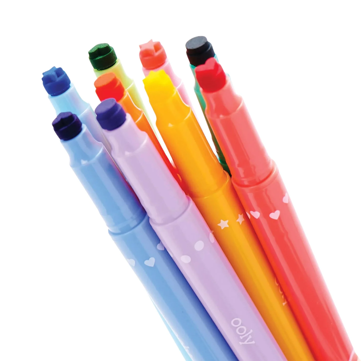 Ooly Confetti Stamp Double-Ended Markers - Set of 9 - Image 4