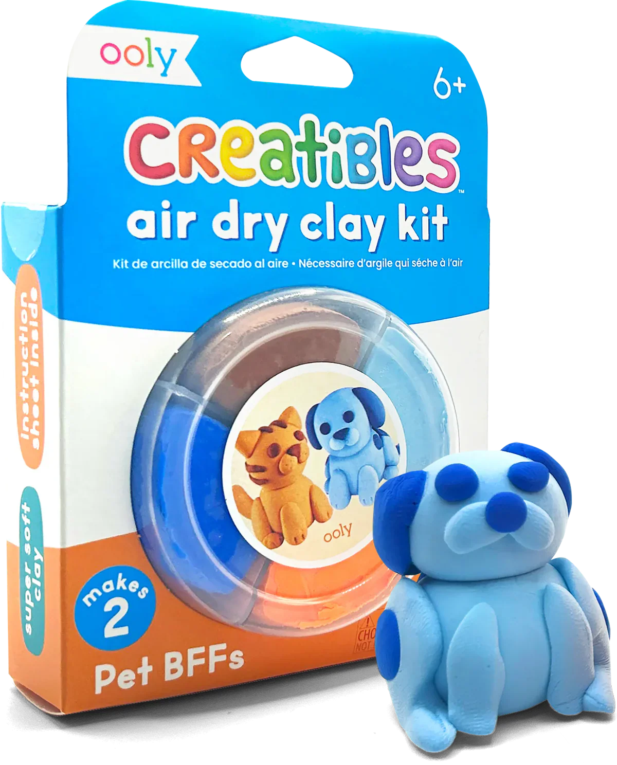 Ooly Creatibles Mini Air Dry Clay Kit - Pet BFFs - Image 2