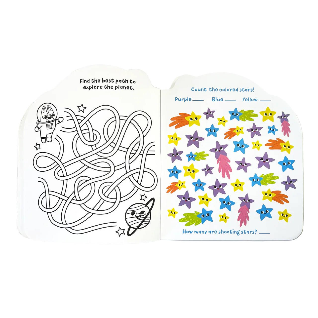 Ooly Playful Pages Activity Book - Pets in Space - Image 3