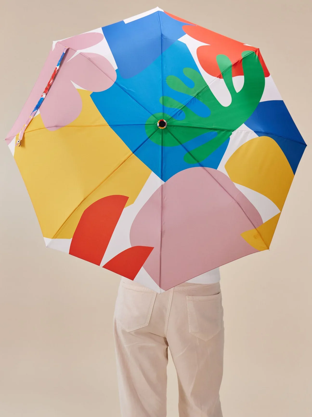 Original Duckhead Auto-Open Eco-Friendly Umbrella – Matisse Print - Image 4
