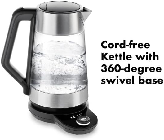 OXO Adjustable Temperature Electric Kettle –  Clear Glass - Image 3