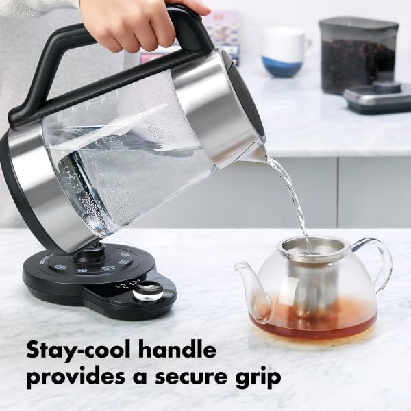 OXO Adjustable Temperature Electric Kettle –  Clear Glass - Image 6