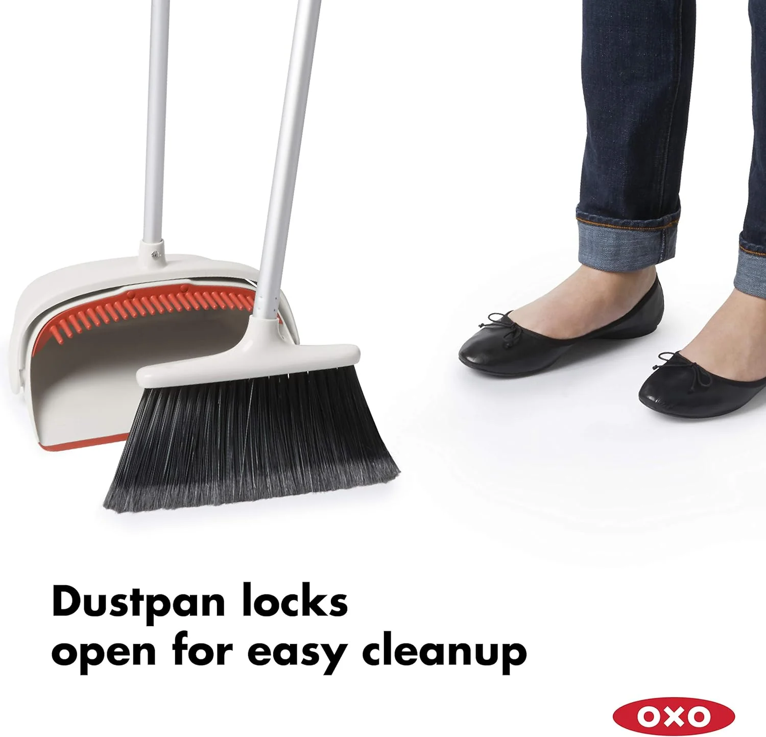 OXO Good Grips Large Sweep Set with Extendable Broom - NYC UPPER EAST SIDE DELIVERY ONLY - Image 3