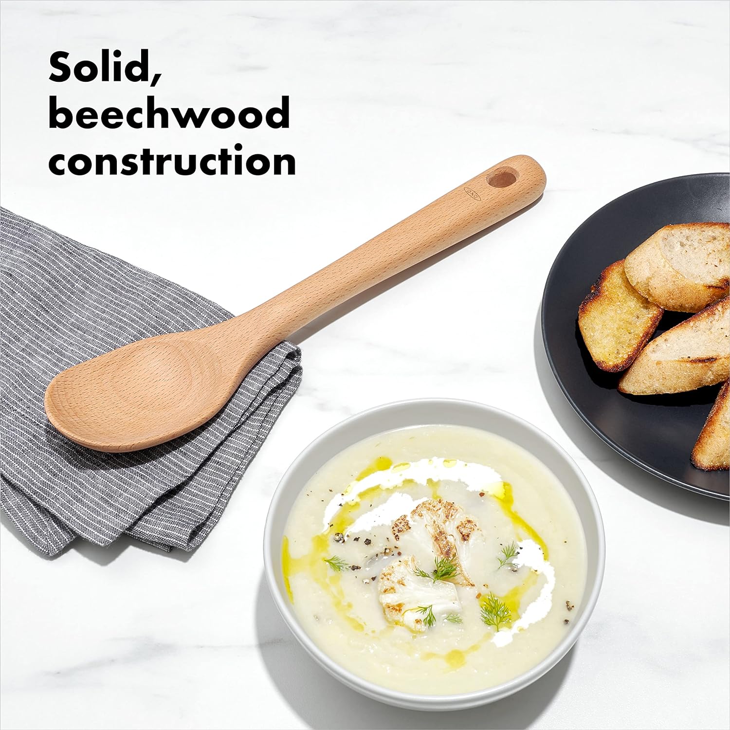 OXO Good Grips Wooden Spoon Set – 3-Piece - Image 4