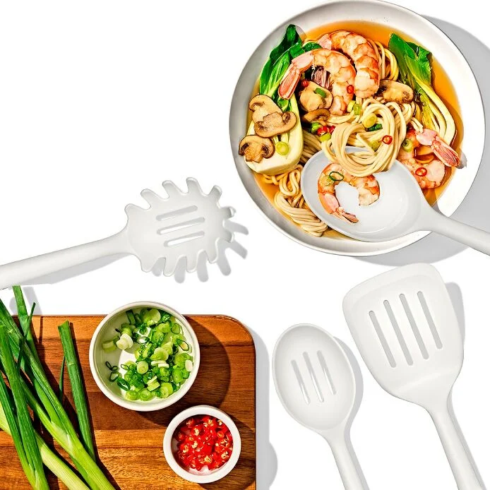 OXO Nylon Slotted Cooking Spoon – Oat – 12.75" - Image 5